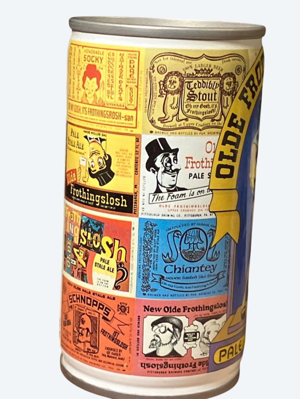 Olde Frothingslosh Beer Can Pittsburg Brewing Company  Collectible  Empty - Picture 14 of 16